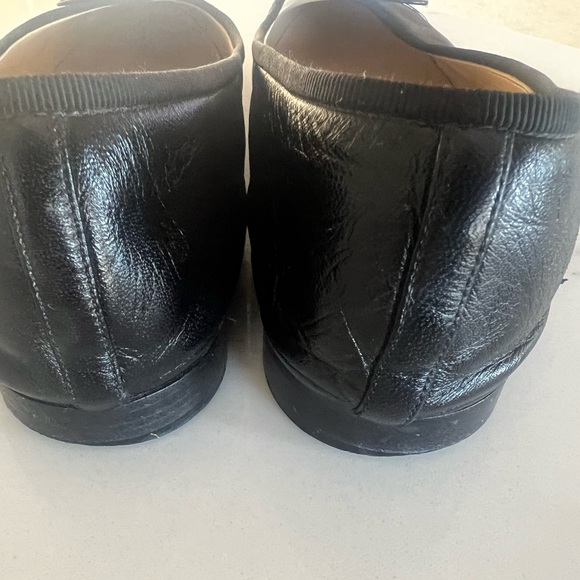 CHANEL ballet ballerina flats black size 42 patent and leather - Picture 7 of 11